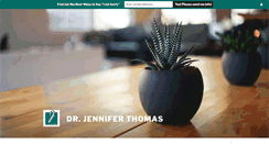 Desktop Screenshot of drjenniferthomas.com